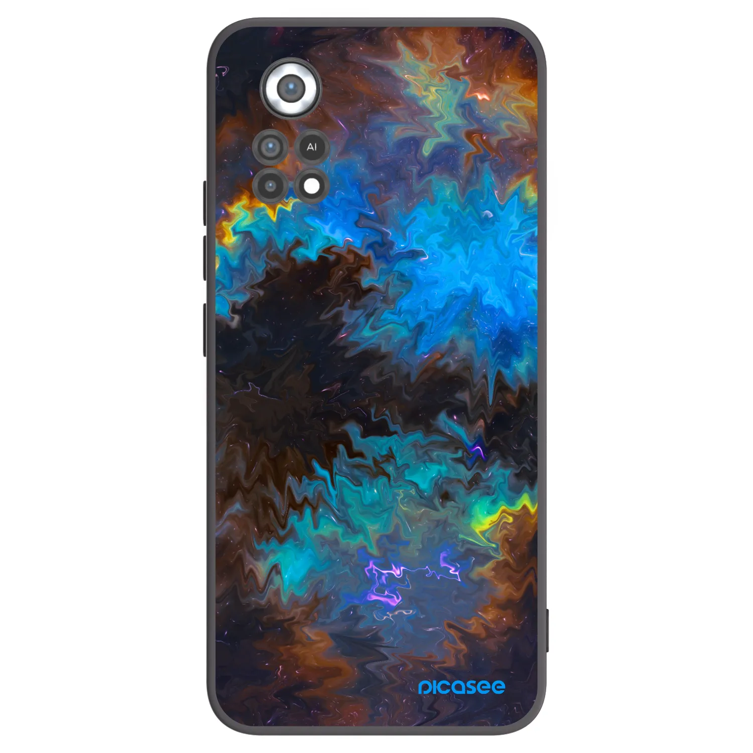 Picasee Xiaomi Poco X4 Pro 5G Hülle - Schwarzes Silikon - Space