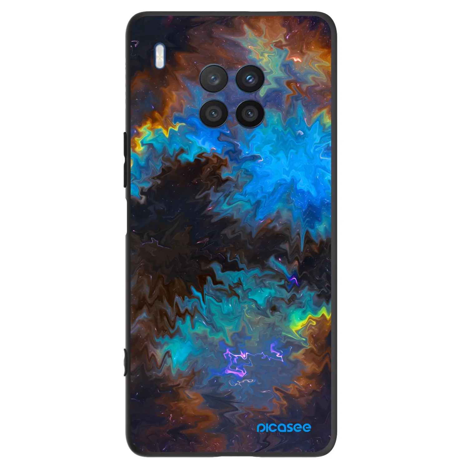 Picasee Honor 50 Lite Hülle - Schwarzes Silikon - Space