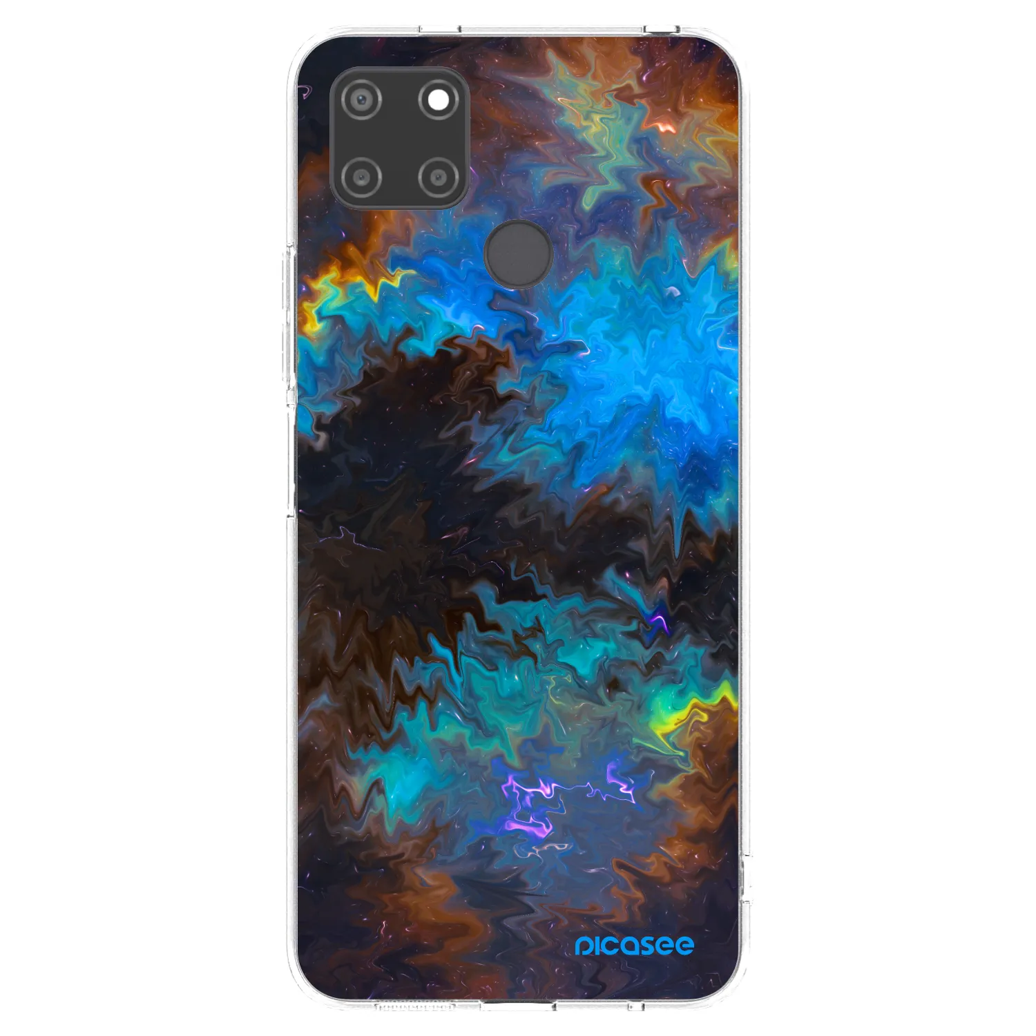 Picasee Realme C21Y Hülle - Transparentes Silikon - Space