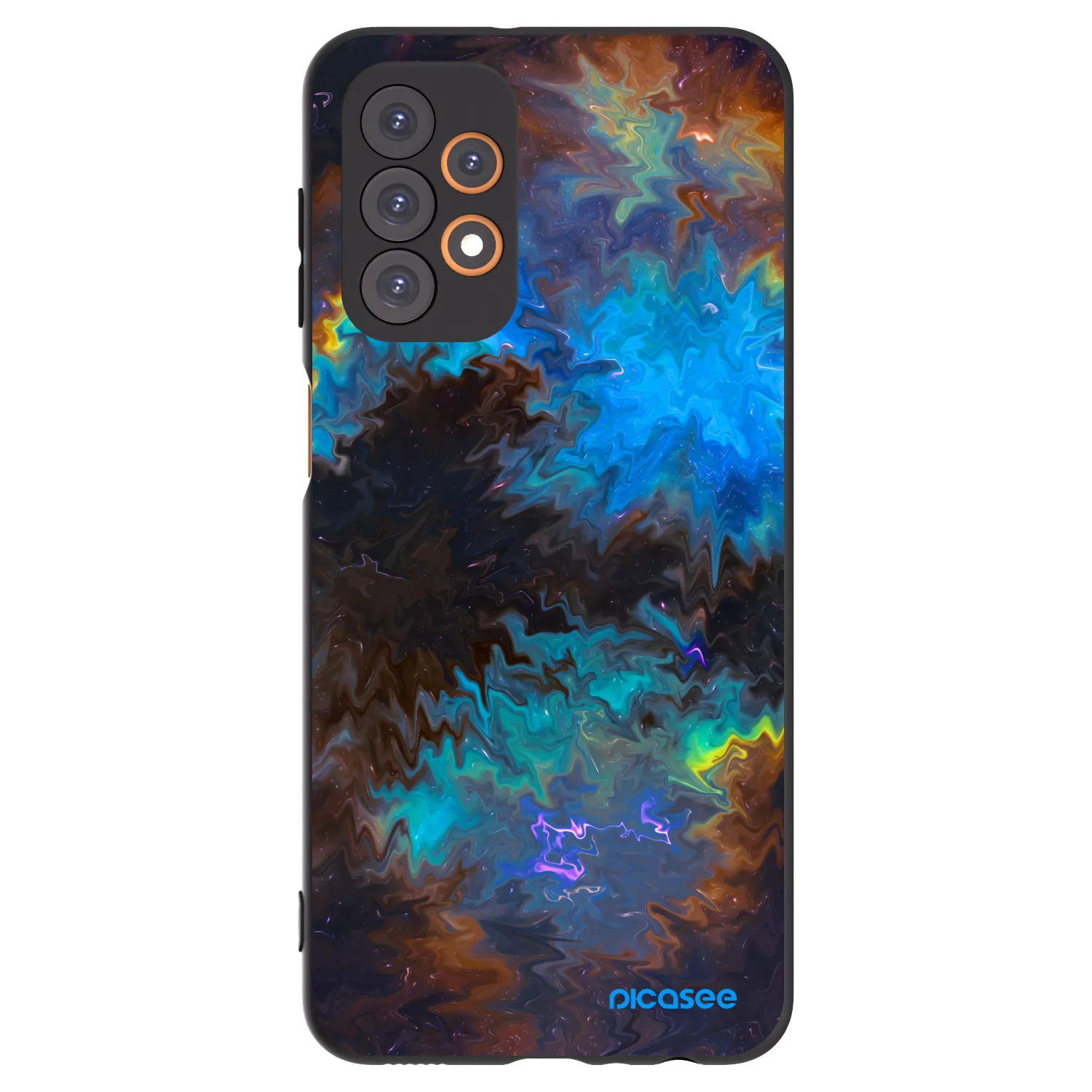 Picasee Samsung Galaxy A23 A236B 5G Hülle - Schwarzes Silikon - Space