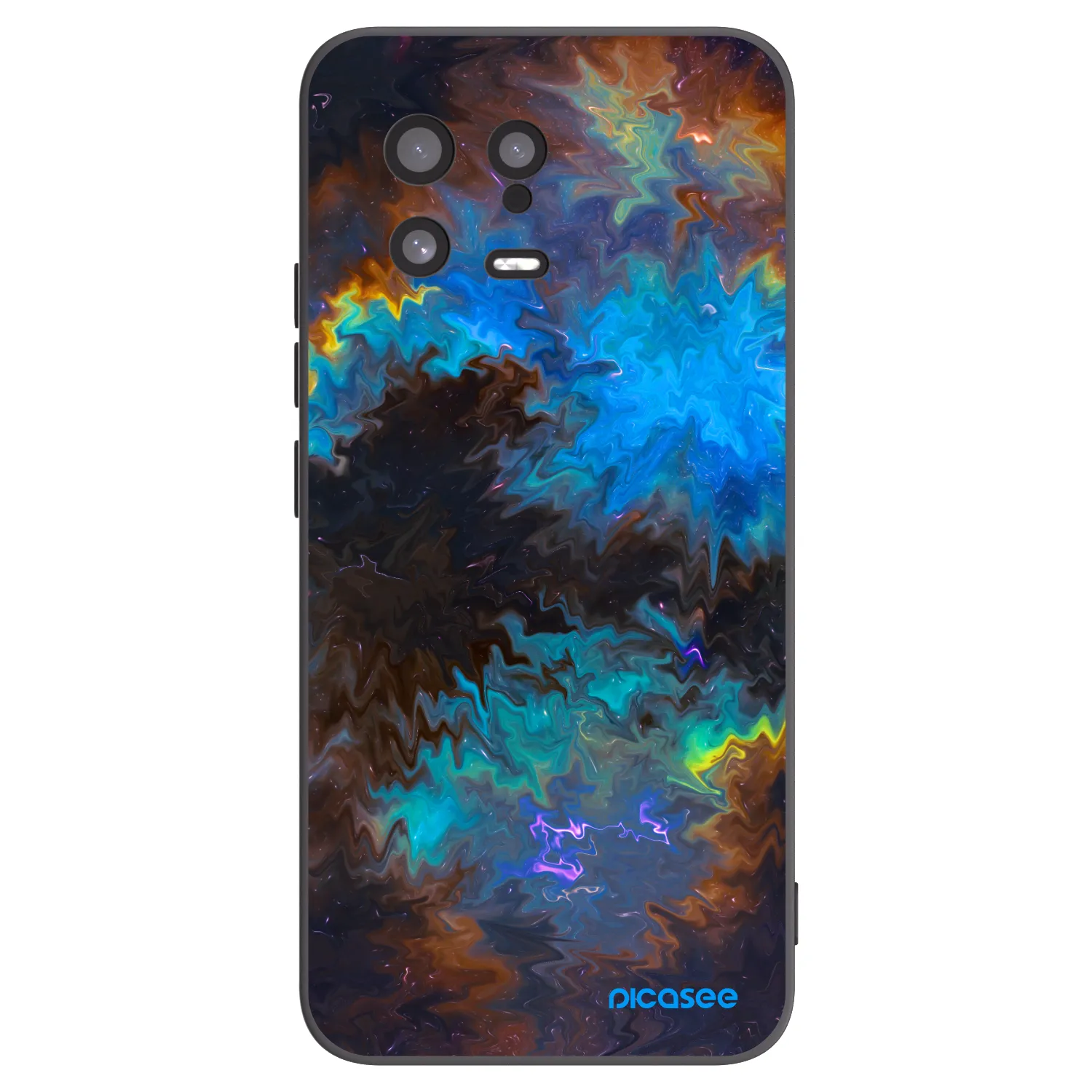 Picasee Xiaomi 13 Hülle - Schwarzes Silikon - Space