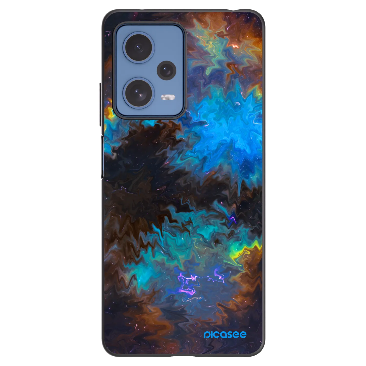 Picasee Xiaomi Redmi Note 12 Pro 5G Hülle - Schwarzes Silikon - Space