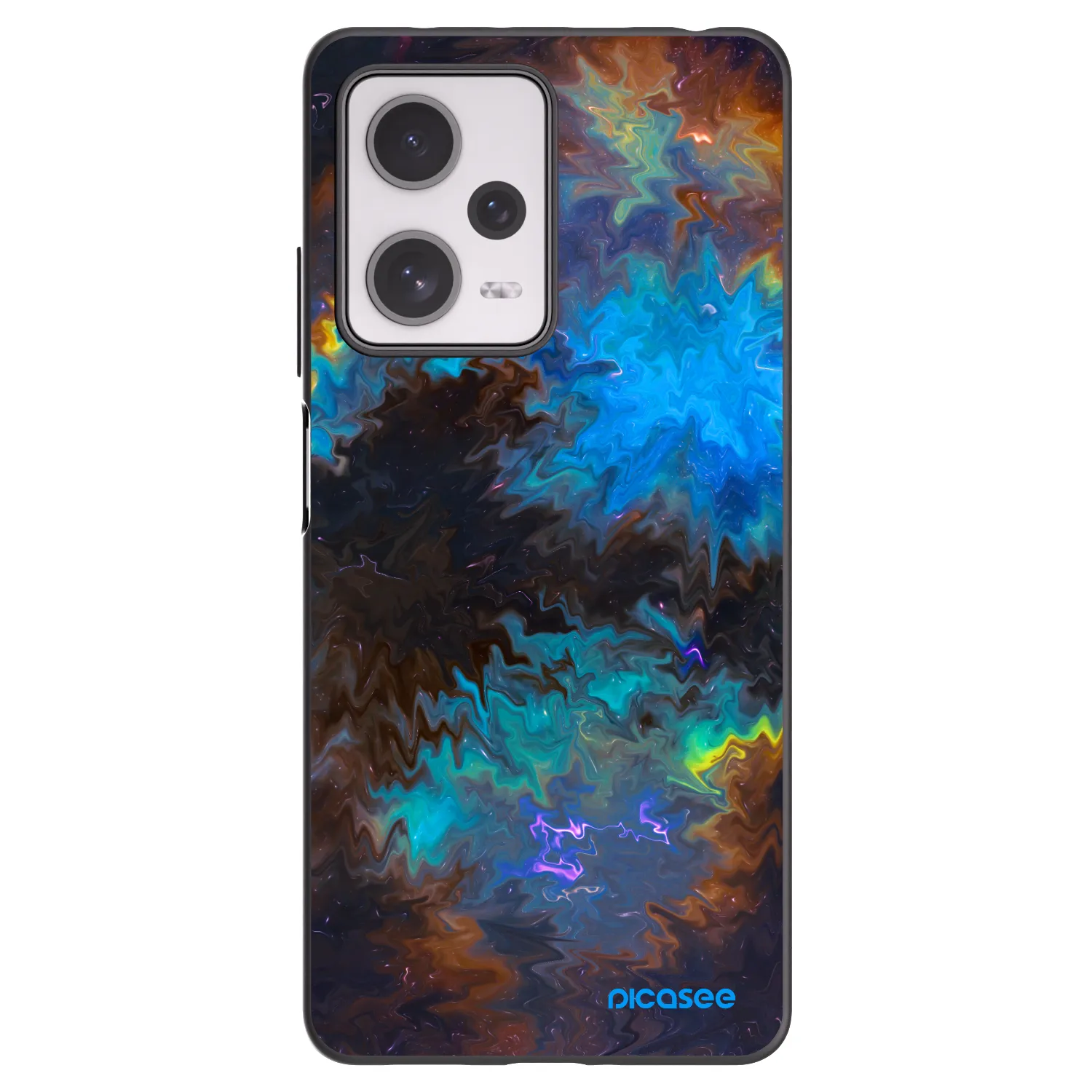 Picasee Xiaomi Redmi Note 12 Pro+ 5G Hülle - Schwarzes Silikon - Space