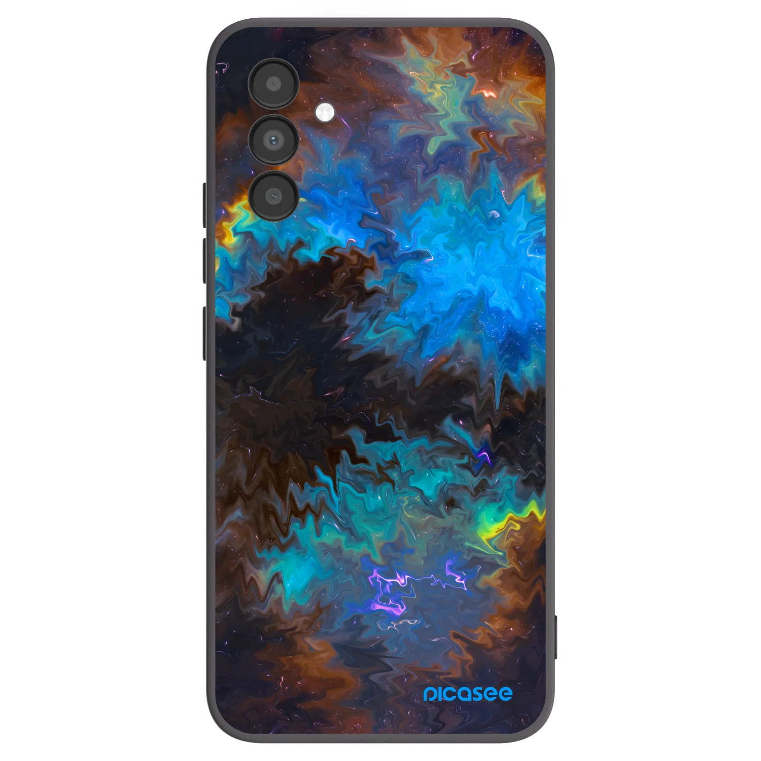 Picasee Samsung Galaxy A04s A047F Hülle - Schwarzes Silikon - Space