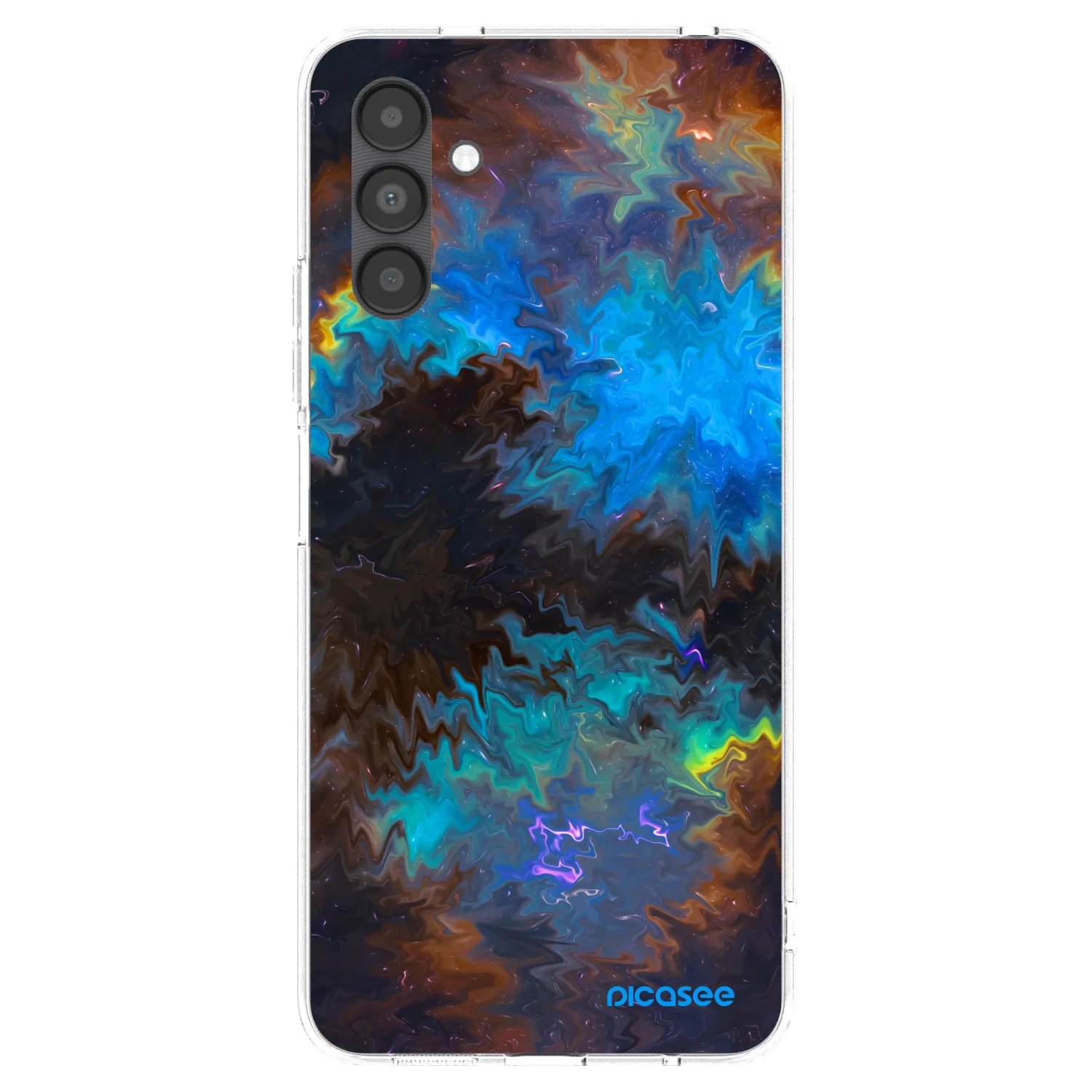 Picasee Samsung Galaxy A04s A047F Hülle - Transparentes Silikon - Space