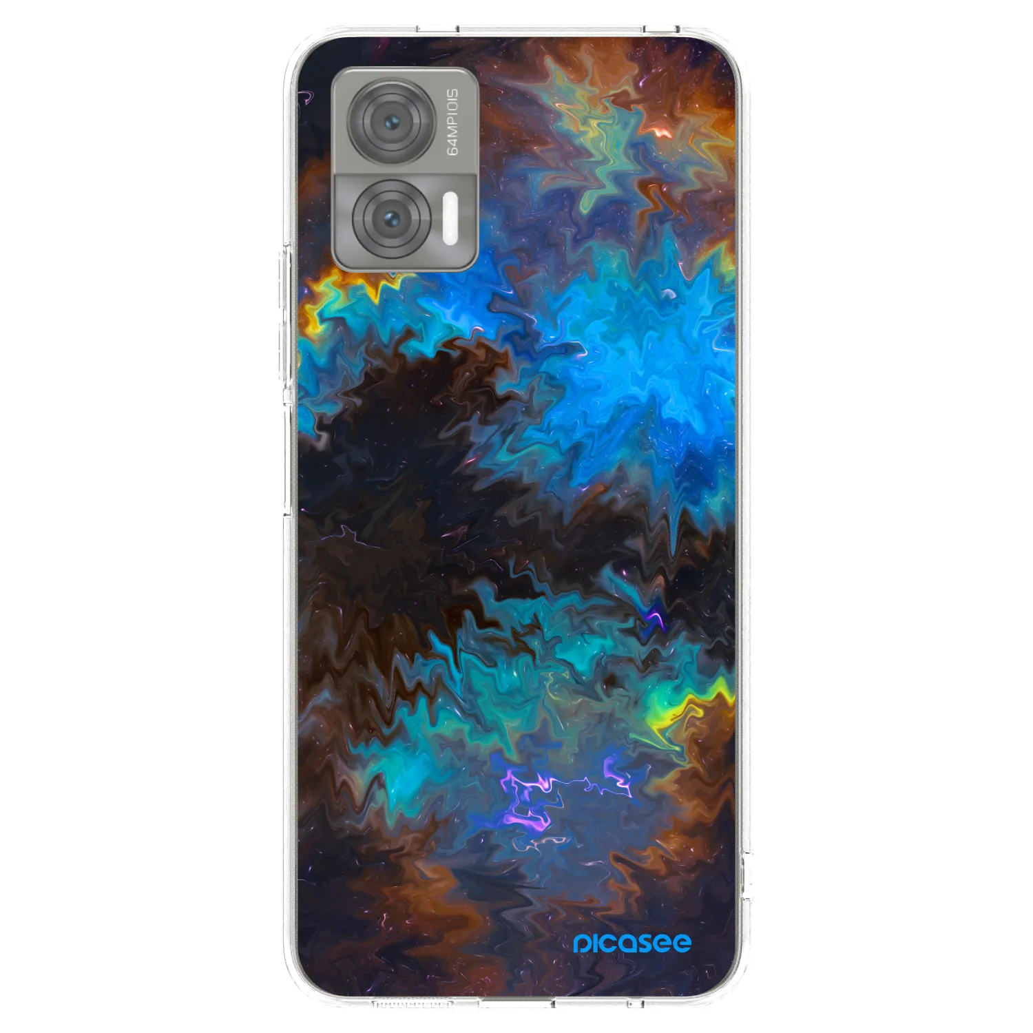 Picasee Motorola Edge 30 Neo Hülle - Transparentes Silikon - Space