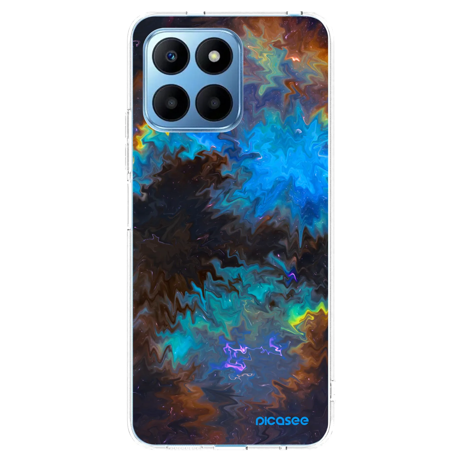 Picasee Honor 70 Lite Hülle - Transparentes Silikon - Space