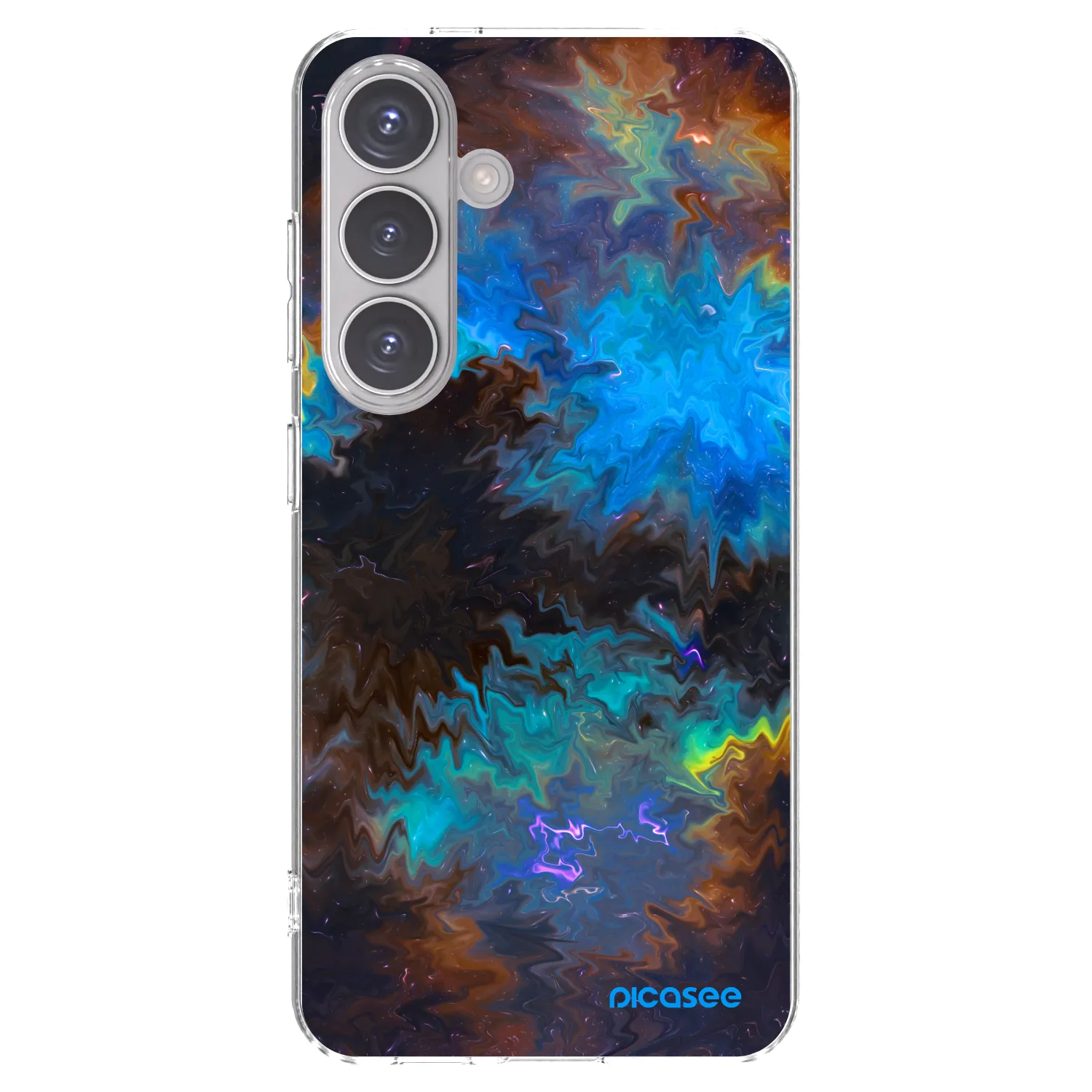 Picasee Samsung Galaxy S24 S921B 5G Hülle - Transparentes Silikon - Space