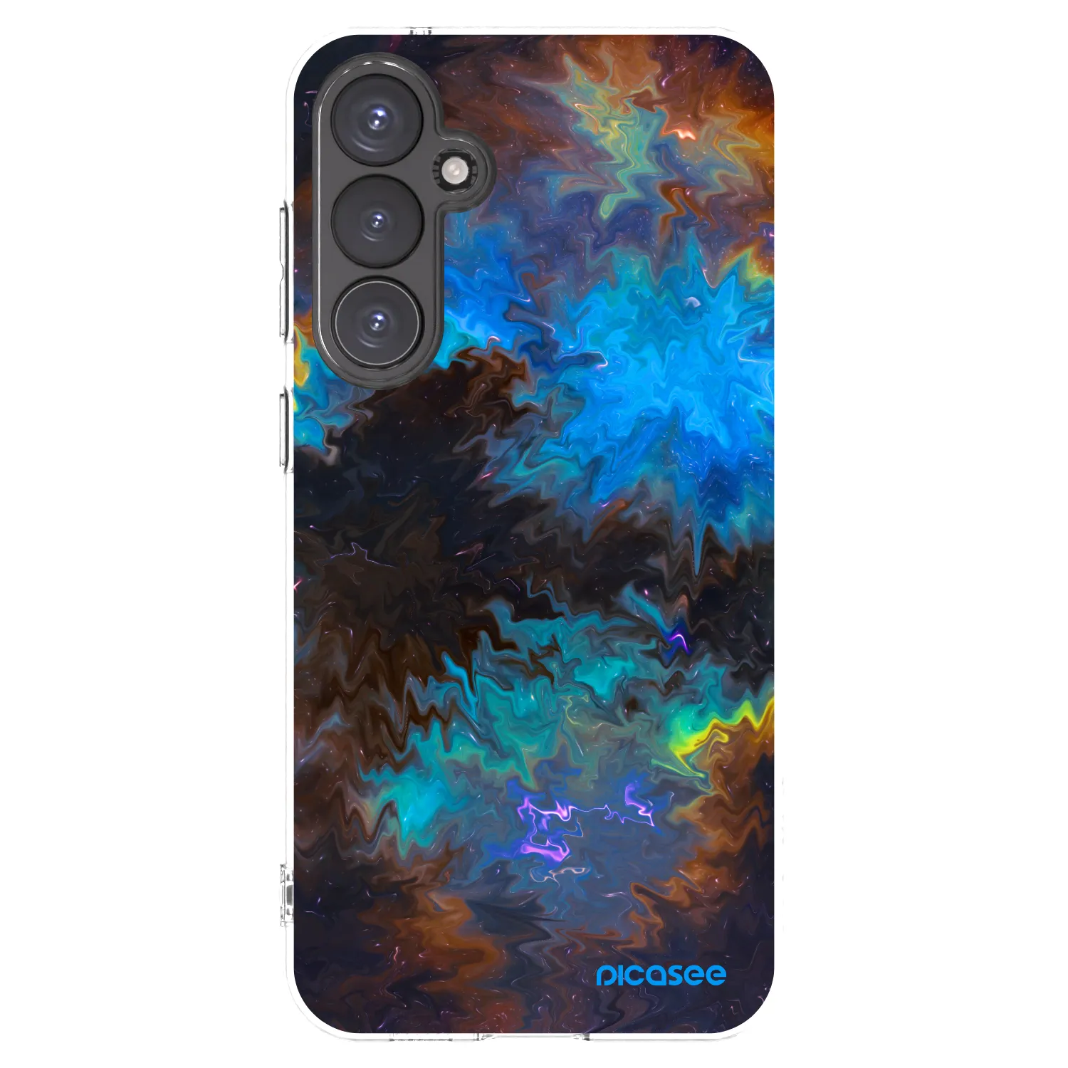 Picasee Samsung Galaxy S23 FE S711B Hülle - Transparentes Silikon - Space