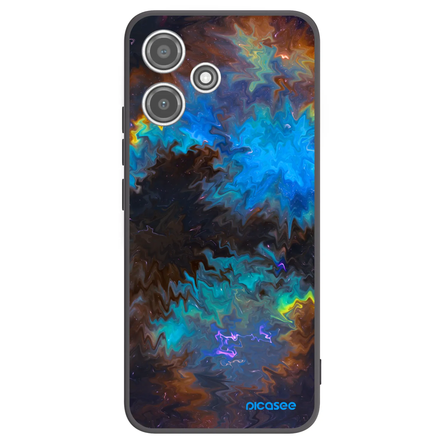 Picasee Xiaomi Redmi 12 5G Hülle - Schwarzes Silikon - Space