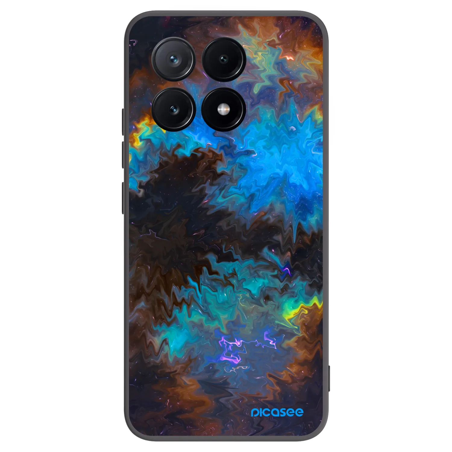Picasee Xiaomi Poco X6 Pro Hülle - Schwarzes Silikon - Space