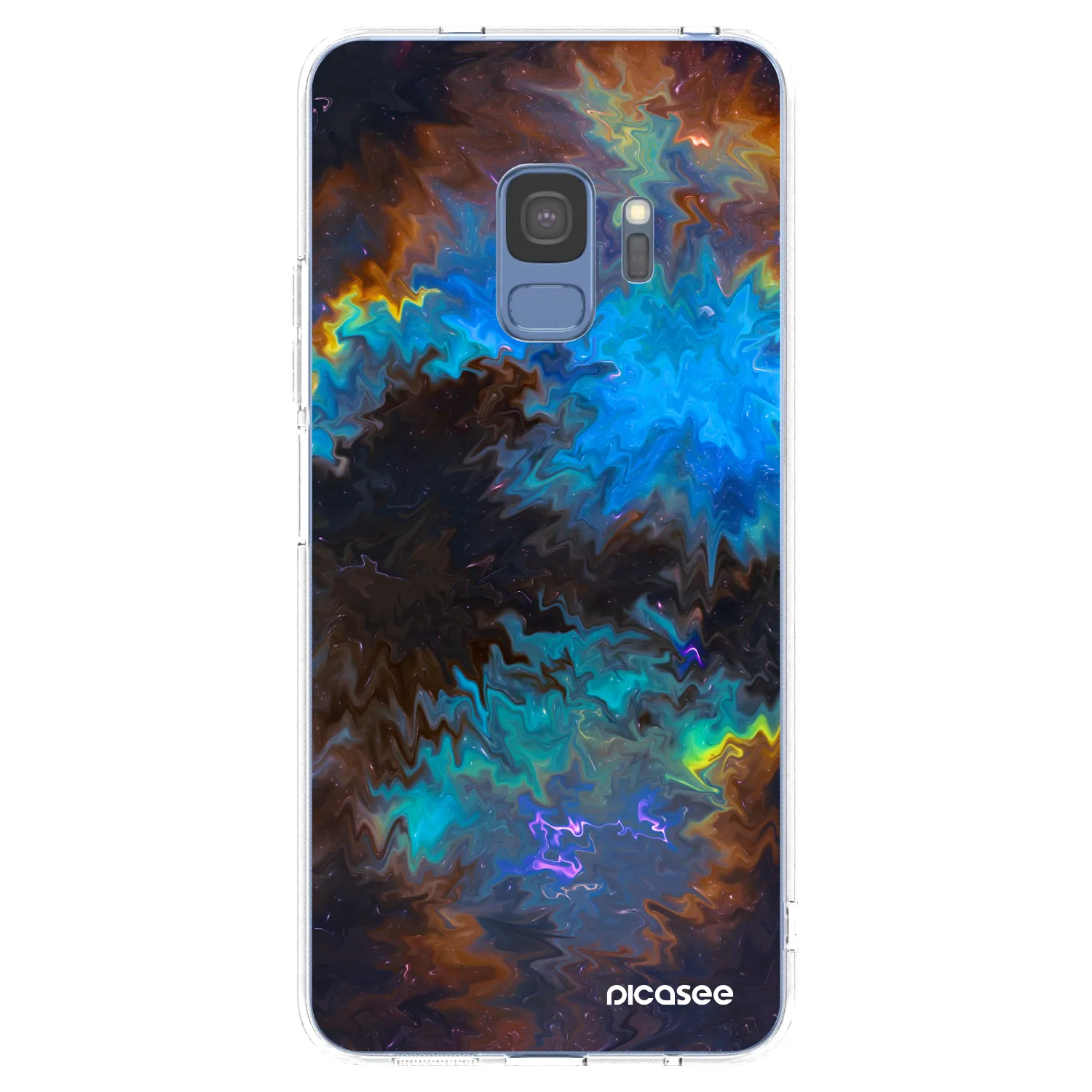 Picasee Samsung Galaxy S9 G960F Hülle - Transparentes Silikon - Space
