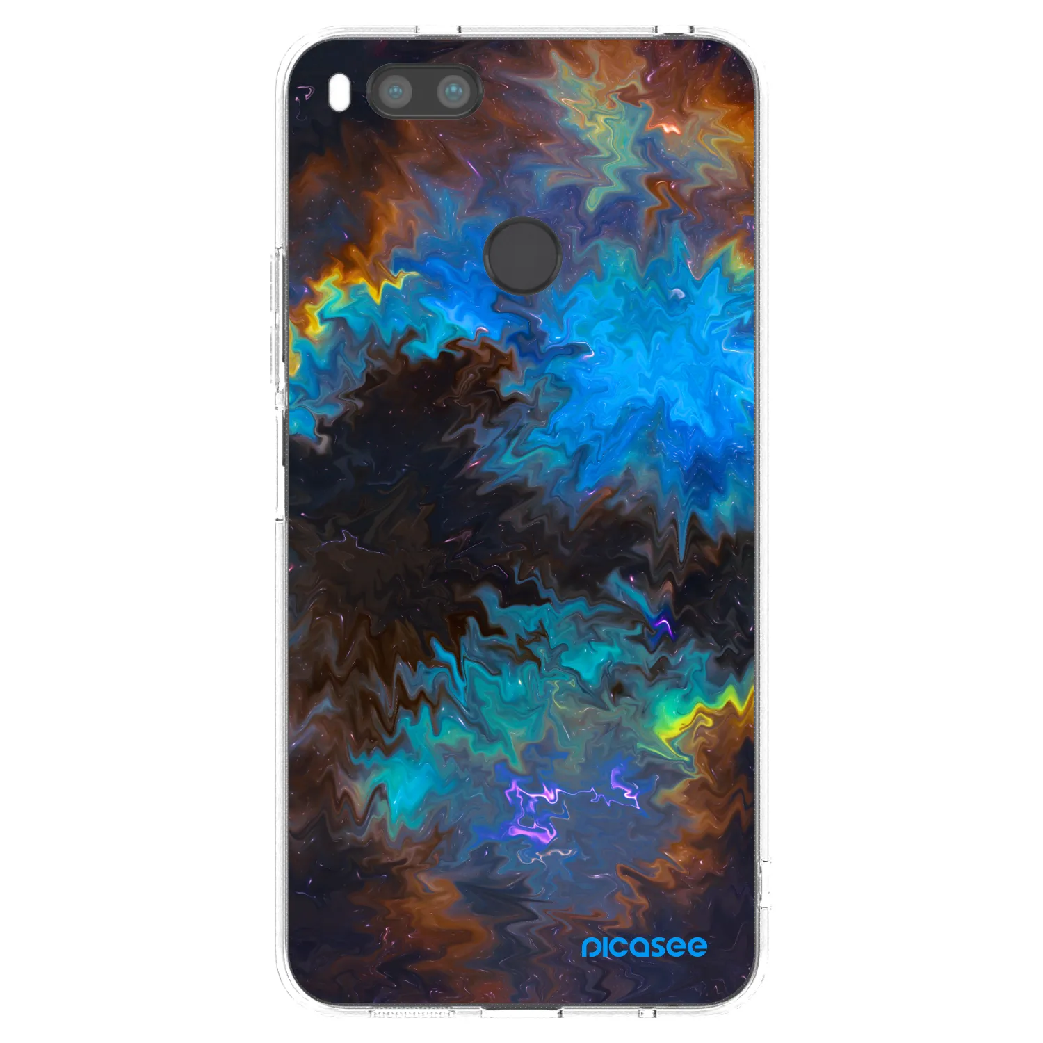 Picasee Xiaomi Mi A1 Global Hülle - Transparentes Silikon - Space