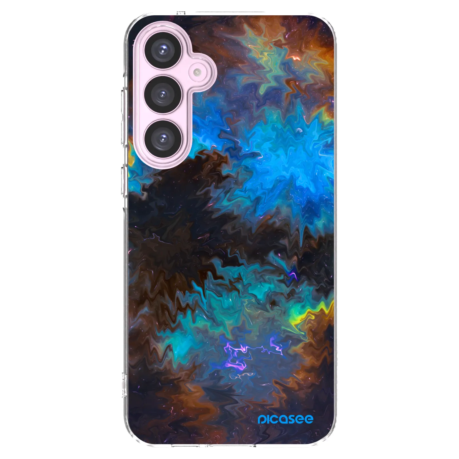 Picasee Samsung Galaxy A55 5G A556B Hülle - Transparentes Silikon - Space