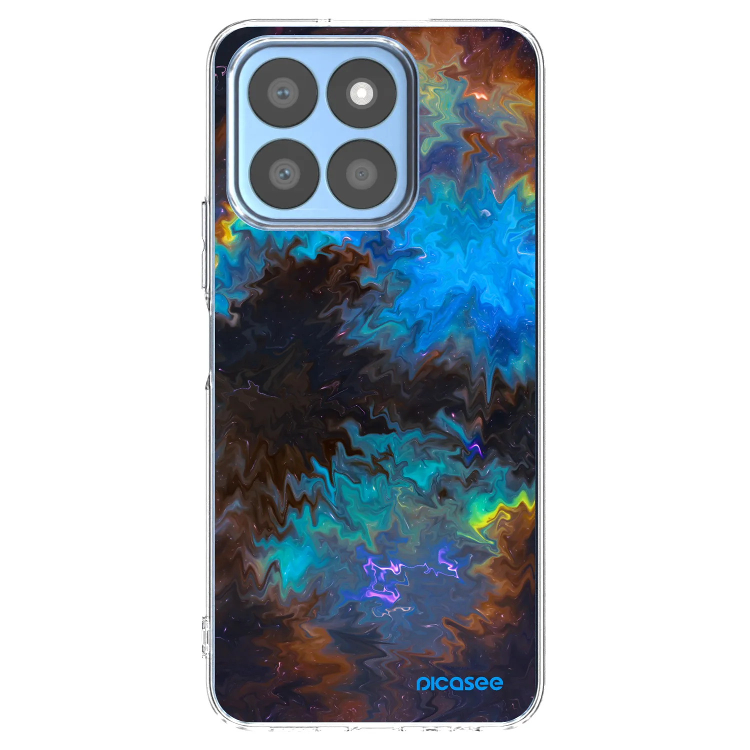 Picasee Honor X8b Hülle - Transparentes Silikon - Space