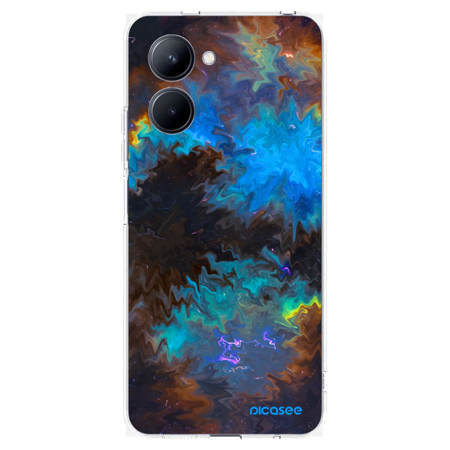 Picasee Realme C33 (2023) Hülle - Transparentes Silikon - Space