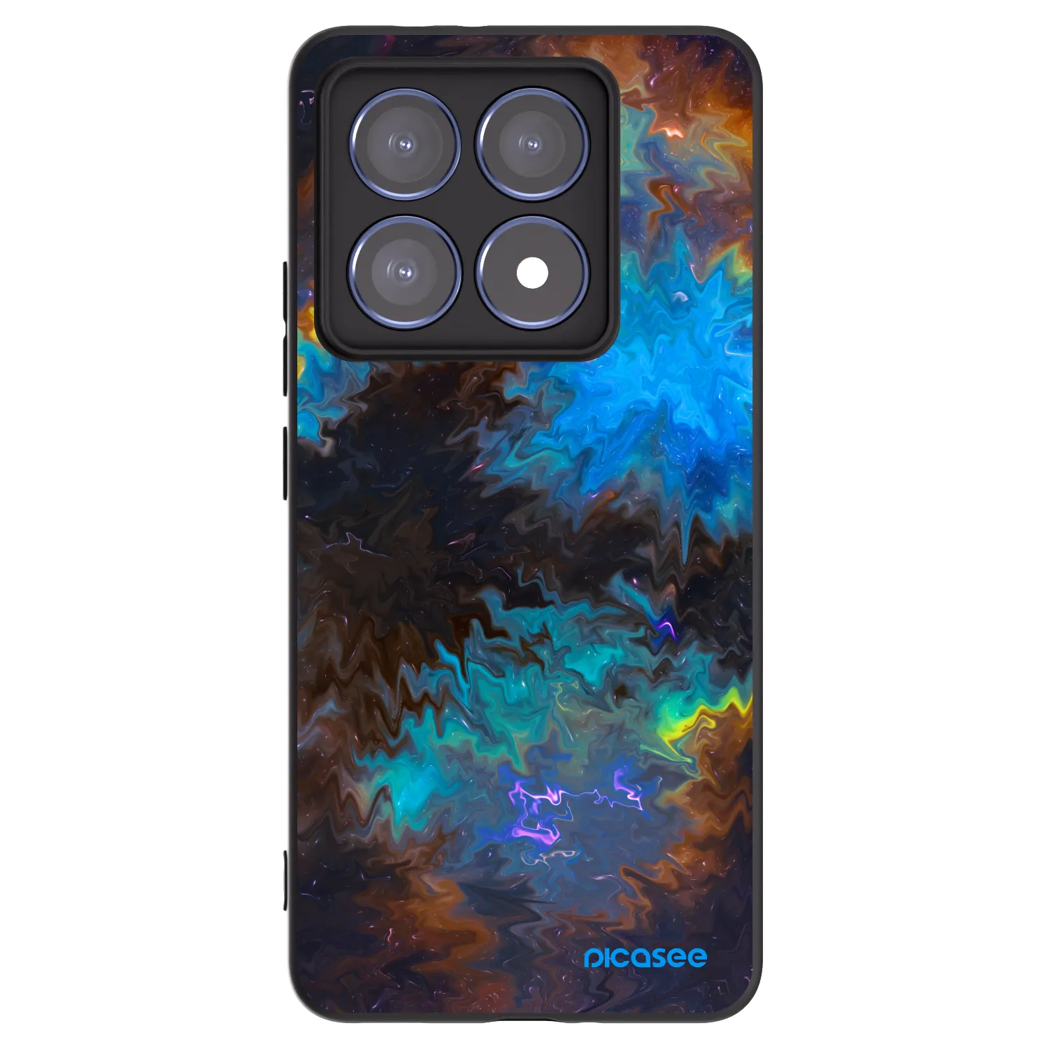 Picasee Xiaomi 14T Pro Hülle - Schwarzes Silikon - Space