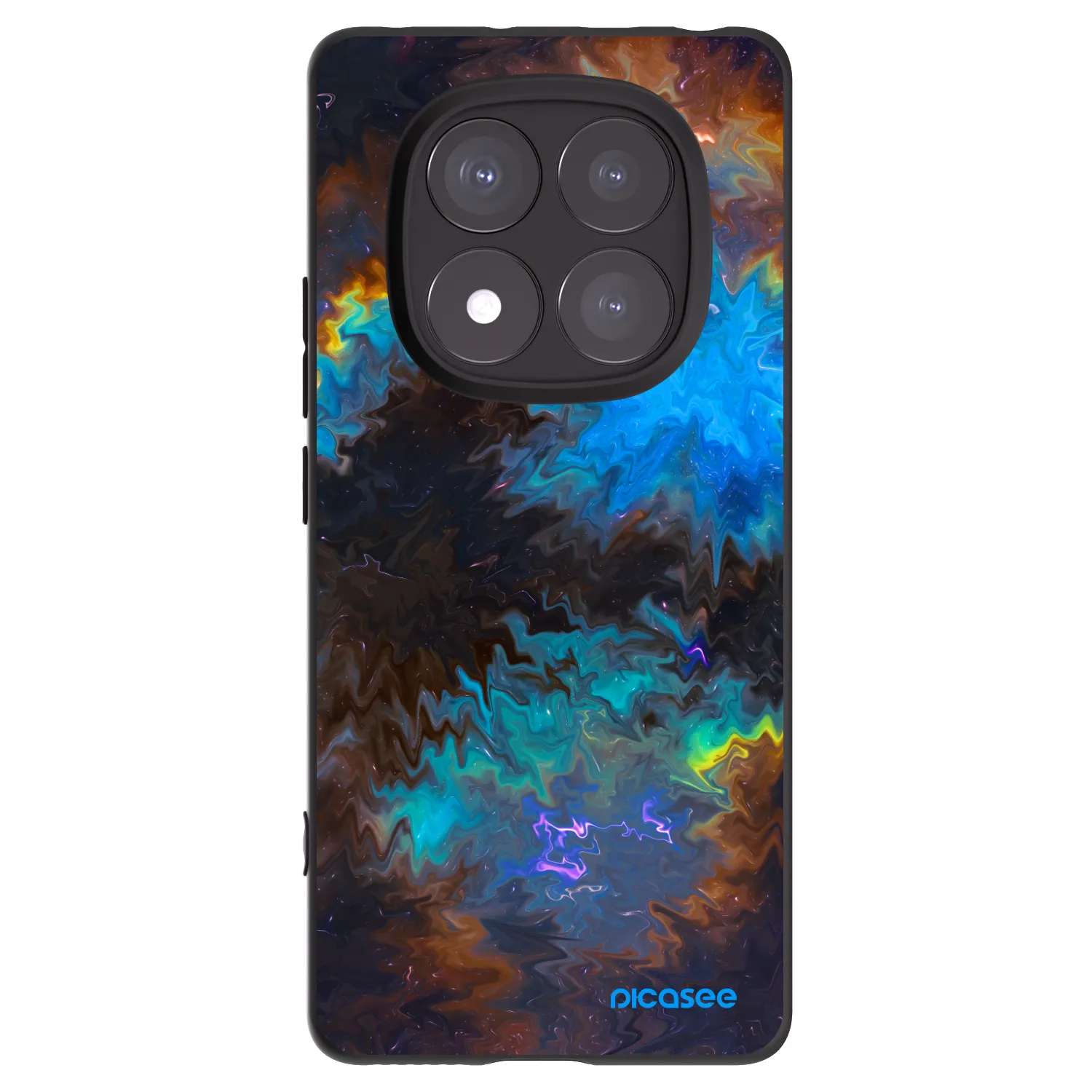 Picasee Xiaomi Redmi Note 14 Pro+ 5G Hülle - Schwarzes Silikon - Space