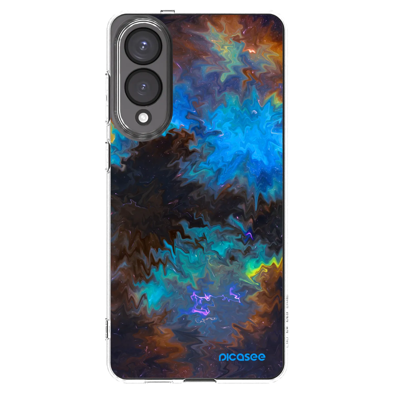 Picasee Samsung Galaxy S25 Edge 5G Hülle - Transparentes Silikon - Space