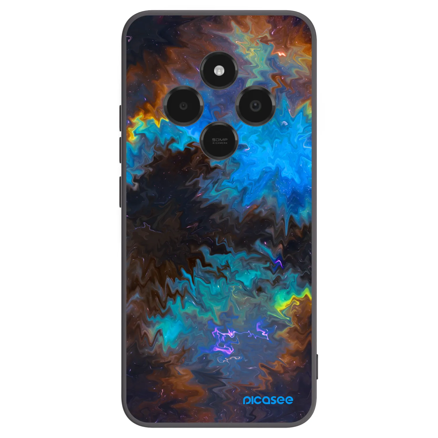 Picasee Xiaomi Poco C75 Hülle - Schwarzes Silikon - Space