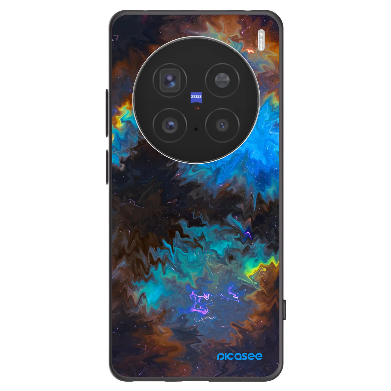 Picasee Vivo X200 Pro Hülle - Schwarzes Silikon - Space