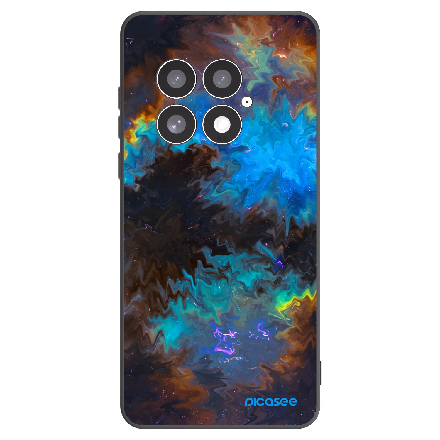 Picasee OnePlus 13 5G Hülle - Schwarzes Silikon - Space