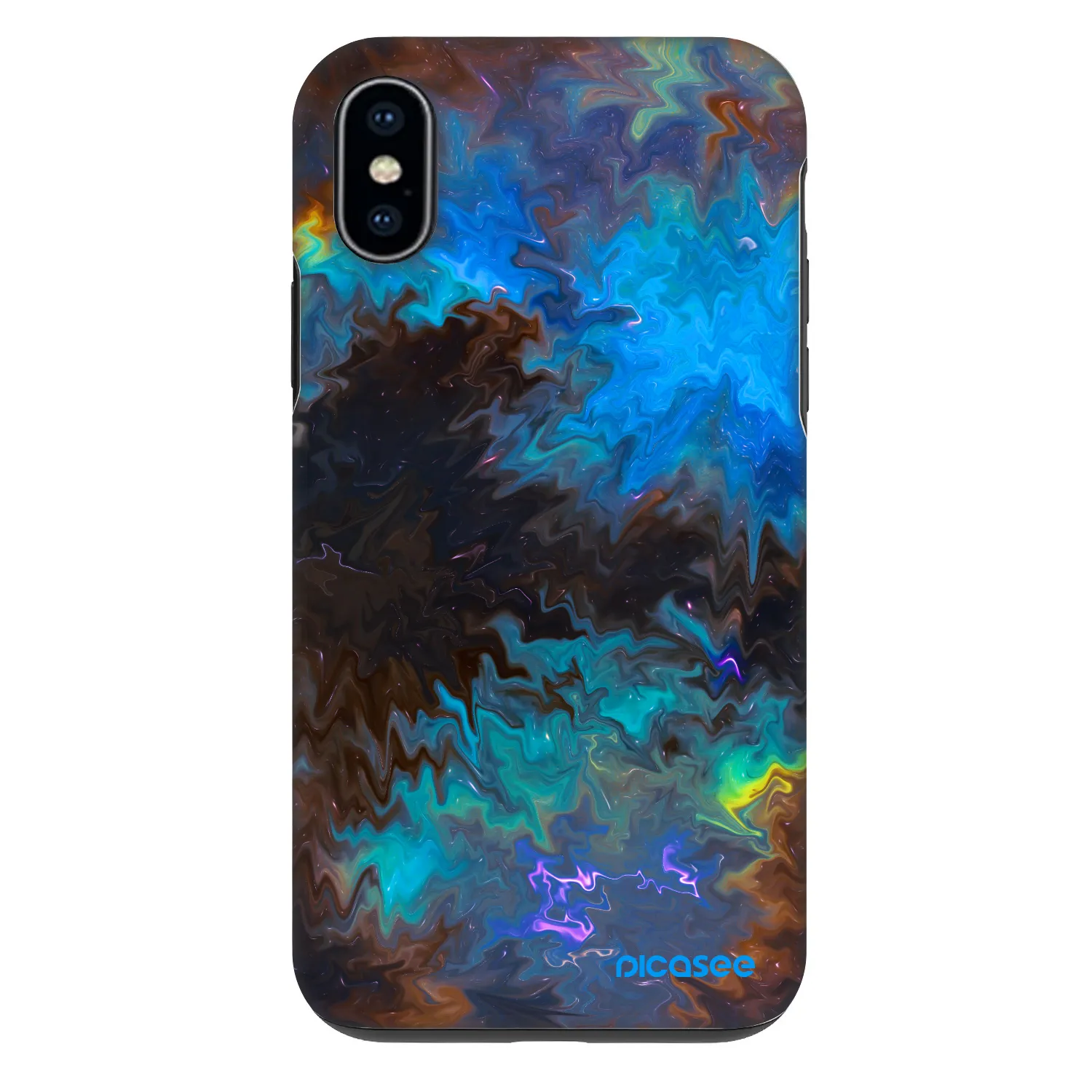 Picasee Fashion Case für Apple iPhone X/XS - Space