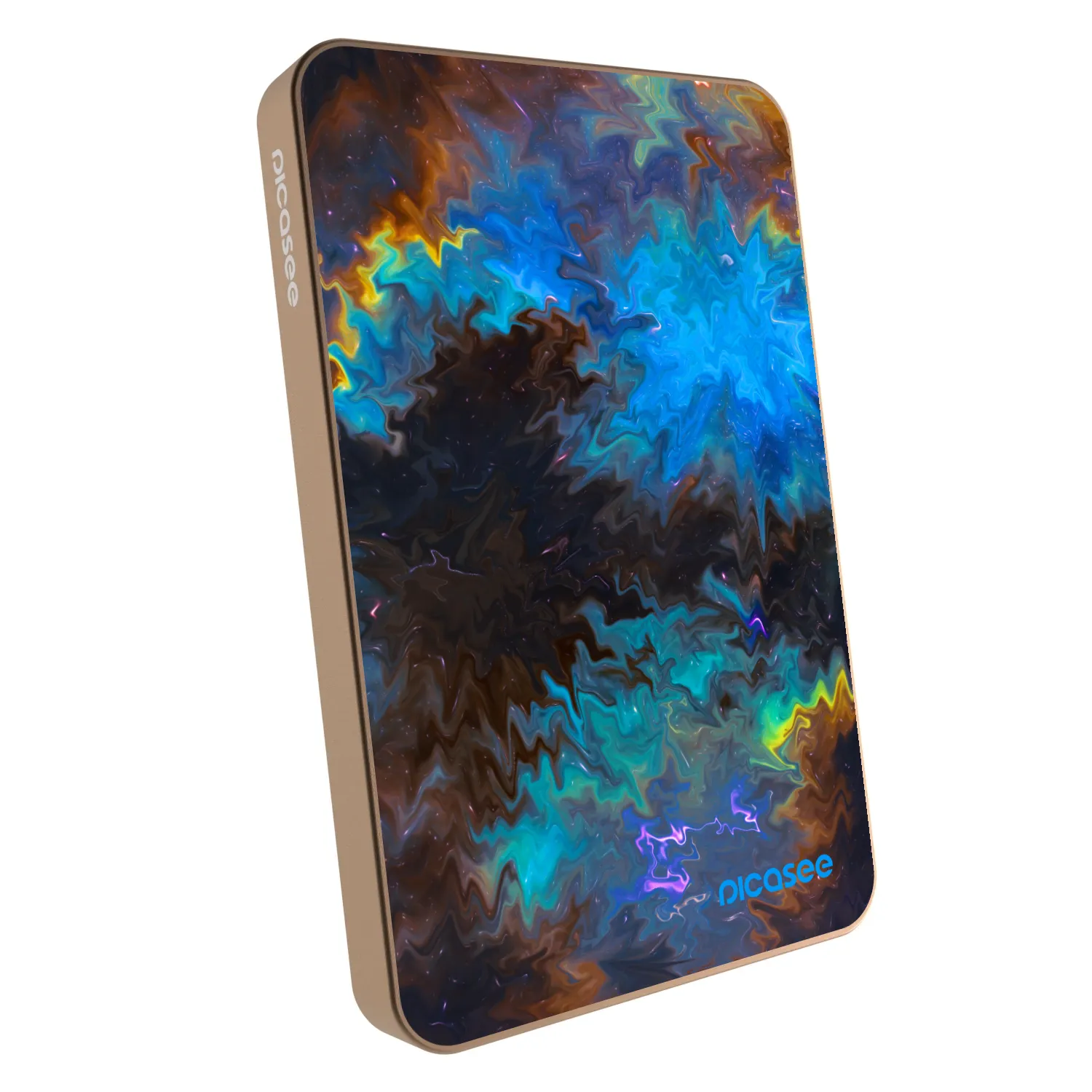 Picasee Powerbank mit MagSafe 5 000 mAh Golden - Space