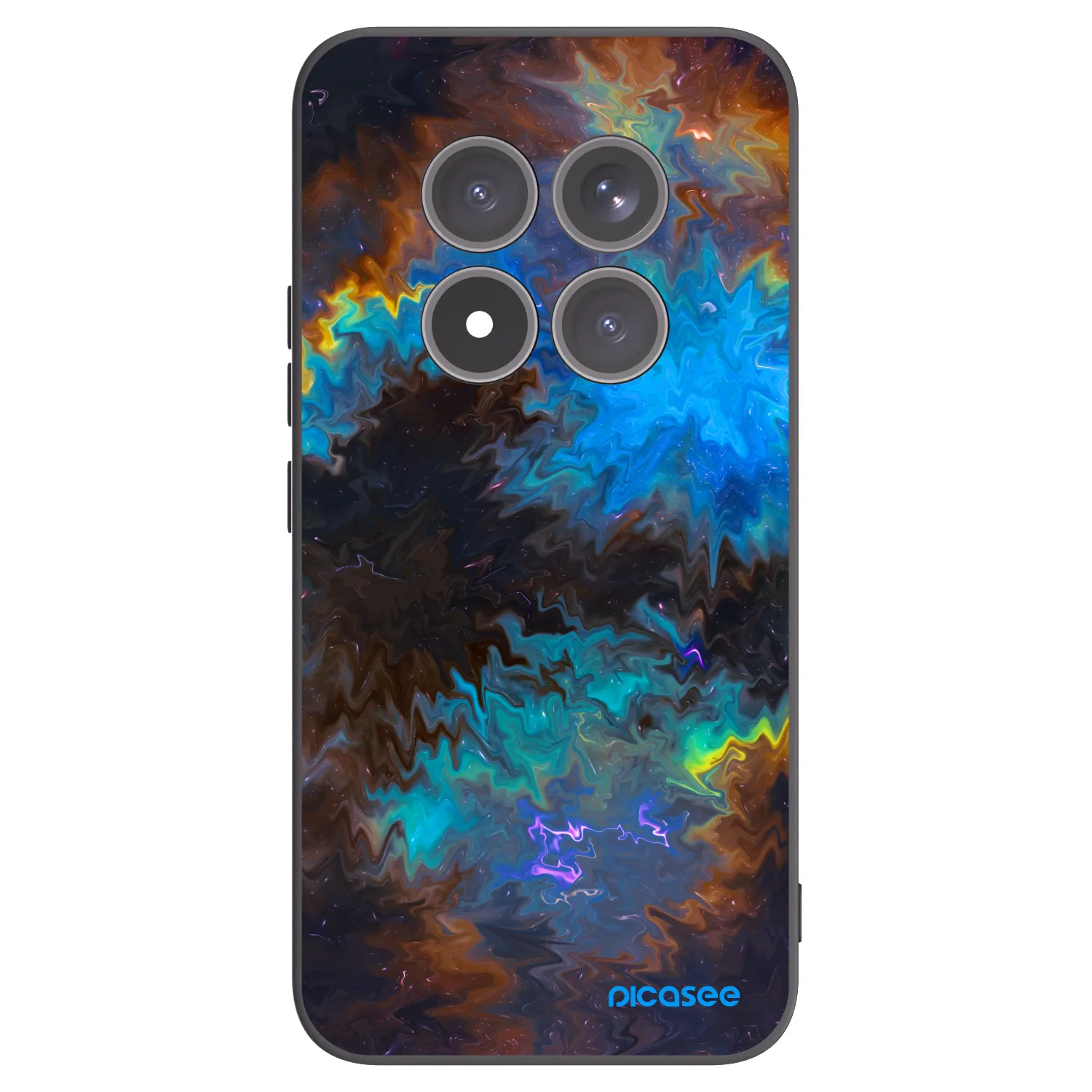 Picasee Xiaomi Redmi Note 15 Pro+ Hülle - Schwarzes Silikon - Space
