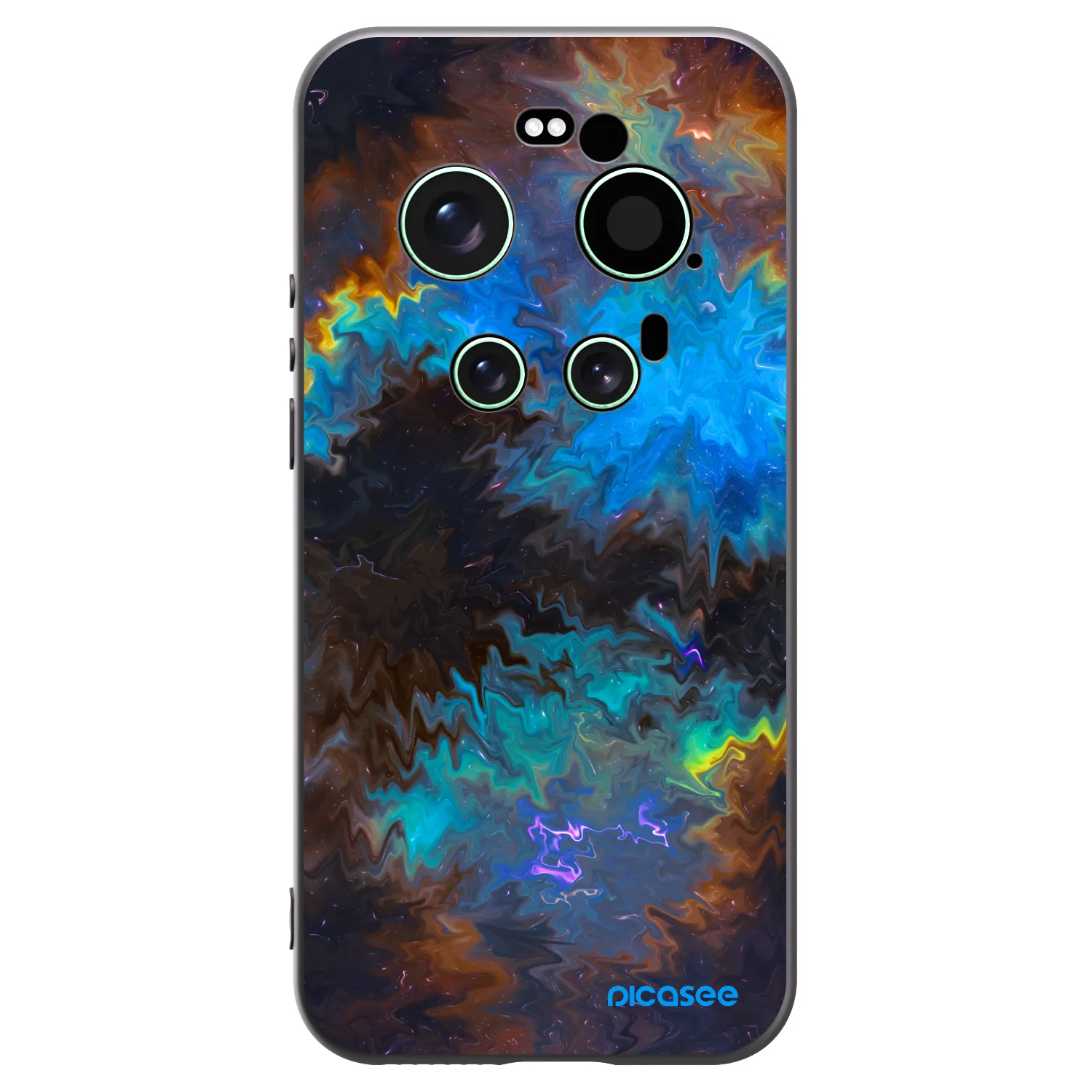 Picasee Xiaomi 17 Ultra Hülle - Schwarzes Silikon - Space