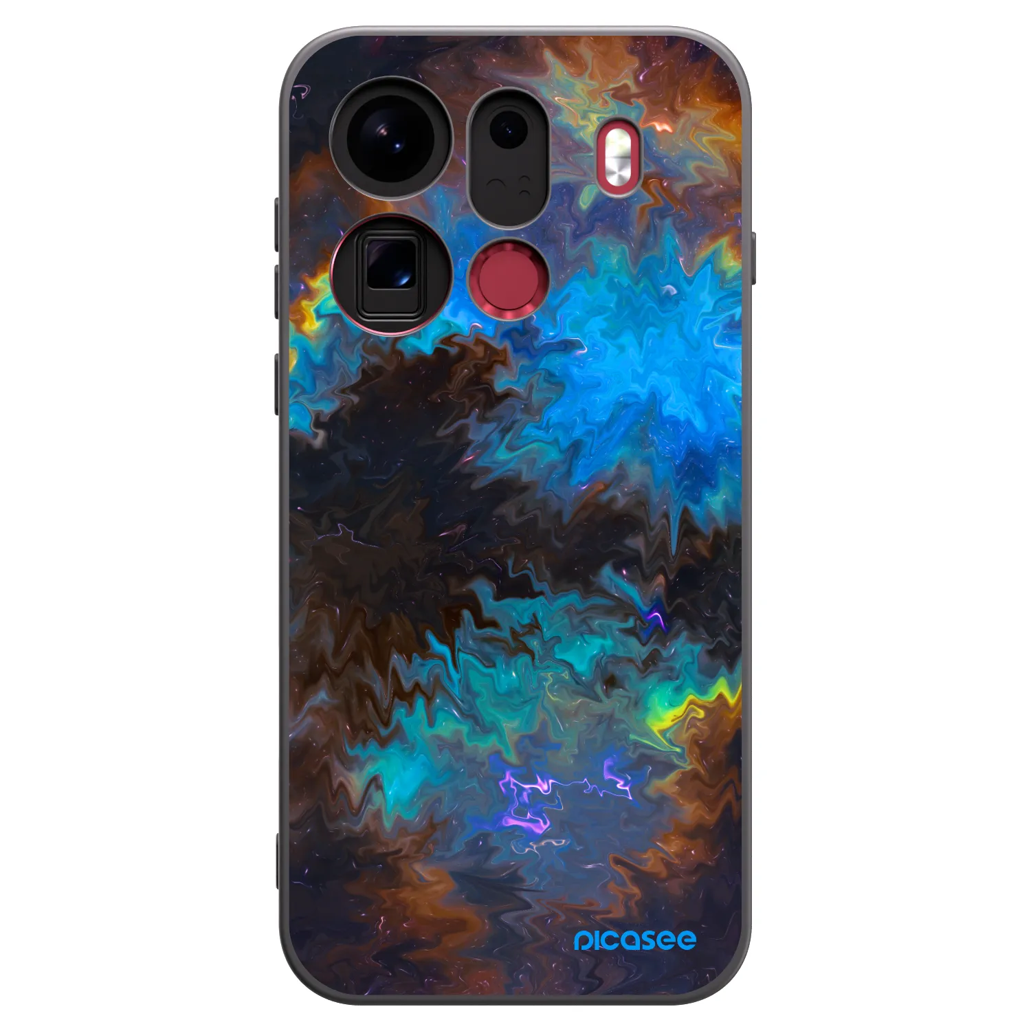 Picasee OPPO Find X9 Pro Hülle - Schwarzes Silikon - Space