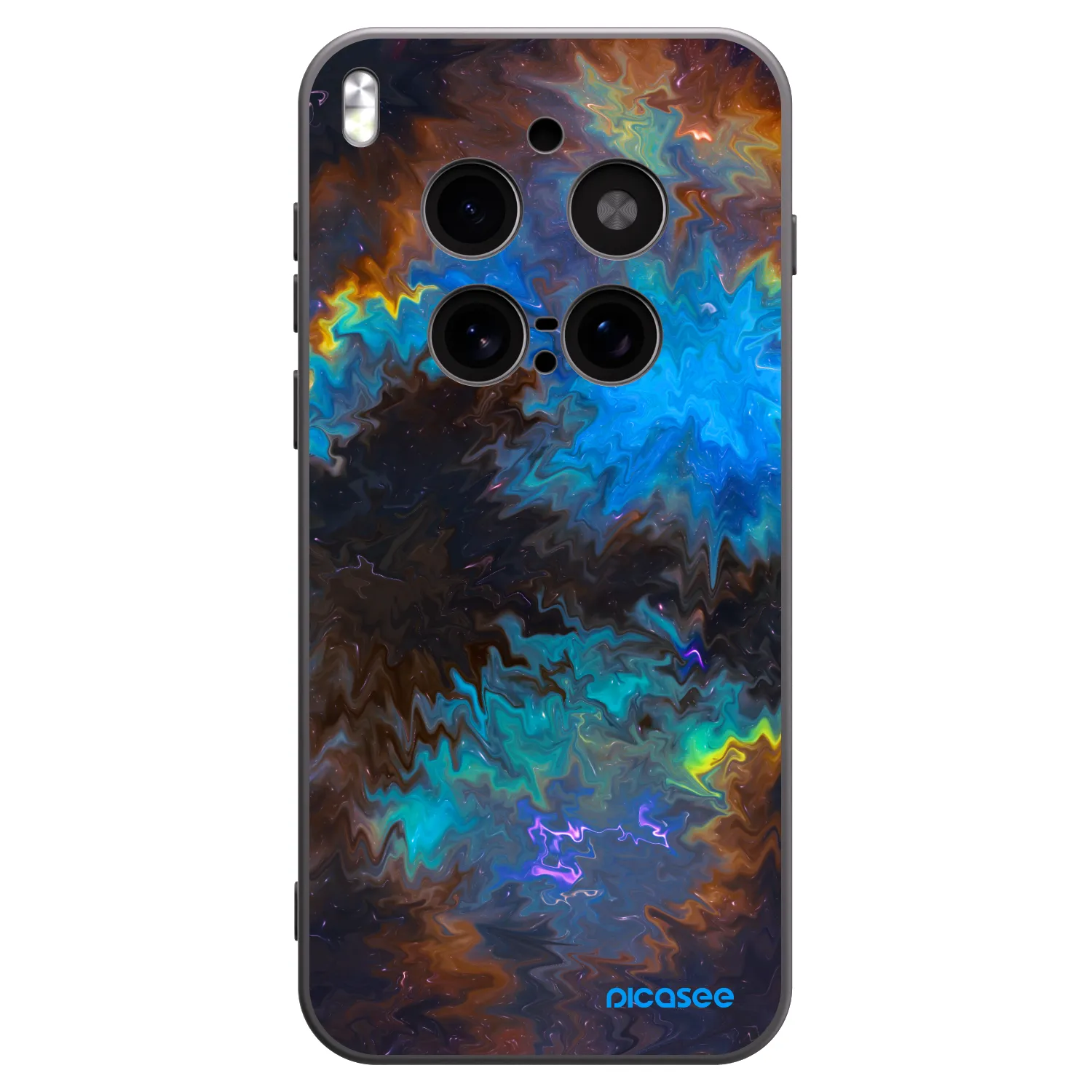 Picasee Vivo X300 Pro Hülle - Schwarzes Silikon - Space