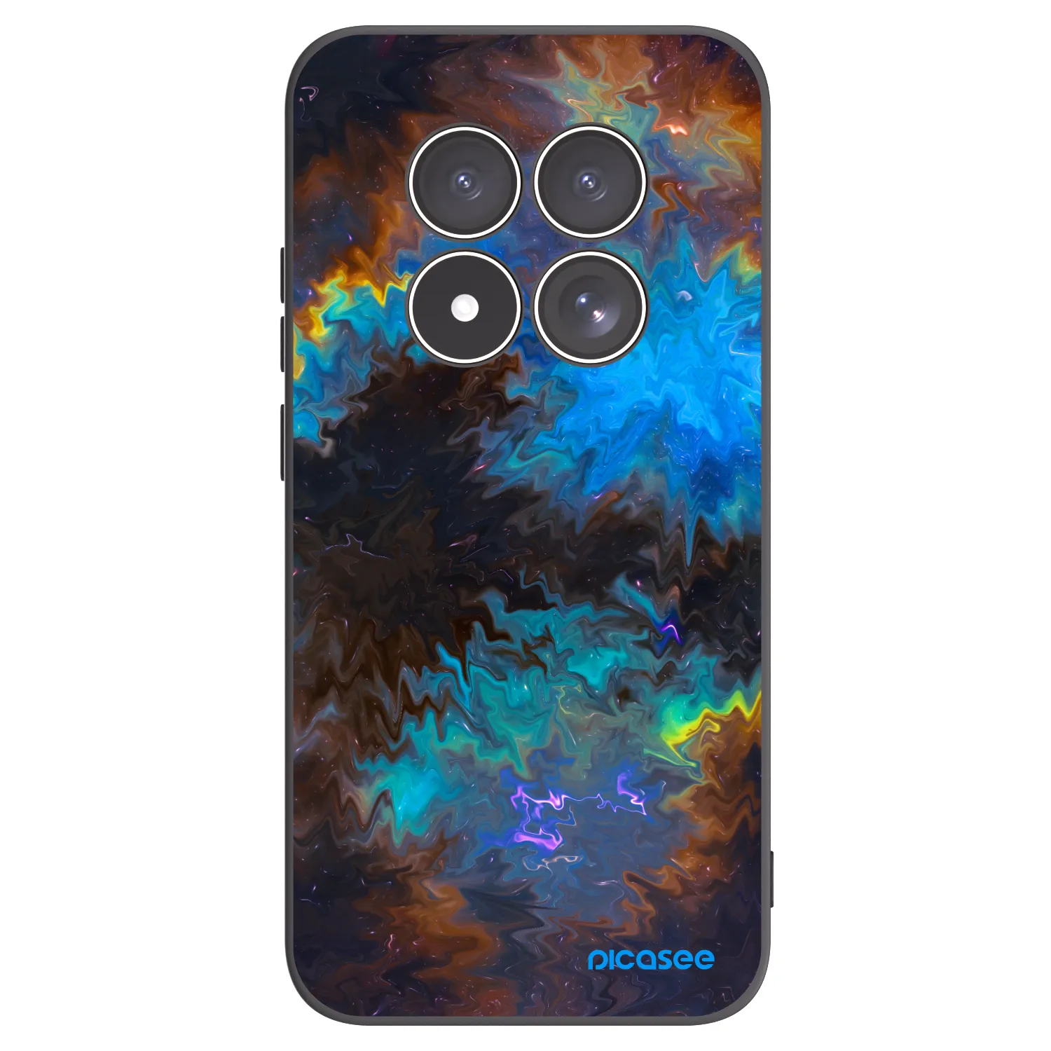 Picasee Xiaomi Redmi Note 15 Pro 5G Hülle - Schwarzes Silikon - Space