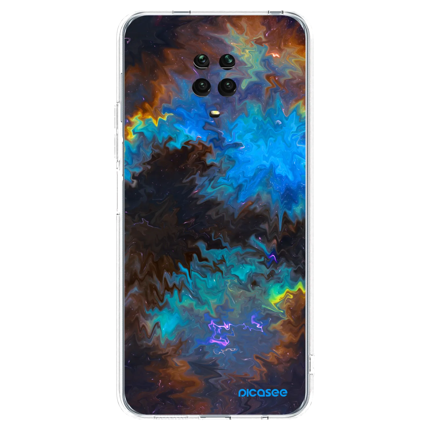 Picasee Xiaomi Redmi Note 9 Pro Hülle - Transparentes Silikon - Space