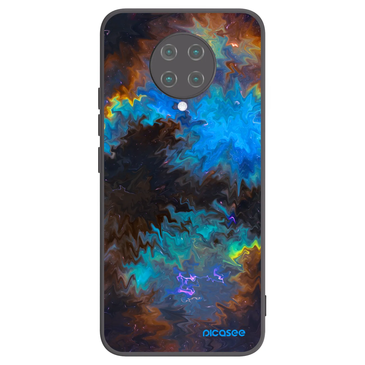Picasee Xiaomi Poco F2 Pro Hülle - Schwarzes Silikon - Space
