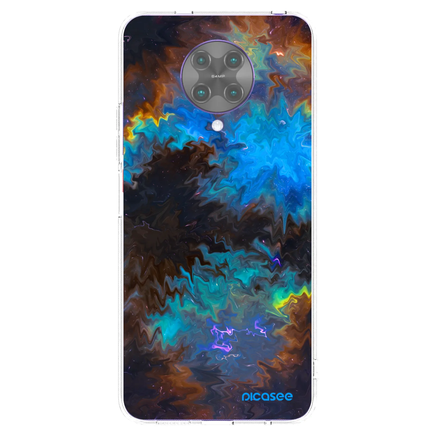 Picasee Xiaomi Poco F2 Pro Hülle - Transparentes Silikon - Space