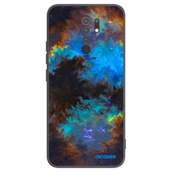 Picasee Xiaomi Redmi 9 Hülle - Schwarzes Silikon - Space