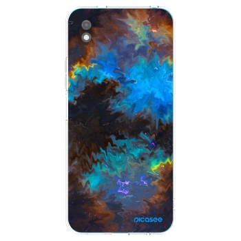Picasee Xiaomi Redmi 9A Hülle - Schwarzes Silikon - Space