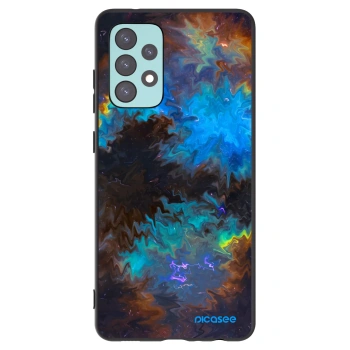 Picasee Samsung Galaxy A72 A725F Hülle - Schwarzes Silikon - Space