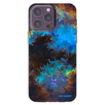 Picasee Apple iPhone 14 Pro Max Hülle - Transparentes Silikon - Space