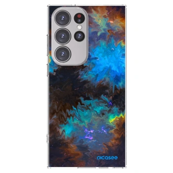 Picasee Samsung Galaxy S23 Ultra 5G Hülle - Transparentes Silikon - Space