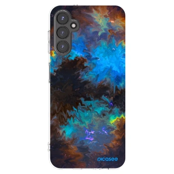 Picasee Samsung Galaxy A14 5G A146P Hülle - Transparentes Silikon - Space