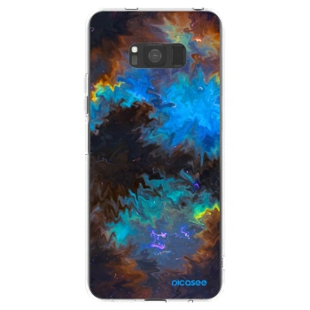 Picasee Samsung Galaxy S8 G950F Hülle - Transparentes Silikon - Space