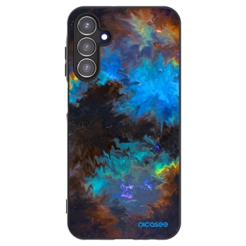 Picasee Samsung Galaxy A15 A155F 4G Hülle - Schwarzes Silikon - Space