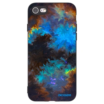 Picasee Apple iPhone 8 Hülle - Schwarzes Silikon - Space