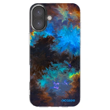 Picasee Apple iPhone 16 Plus Hülle - Transparentes Silikon - Space