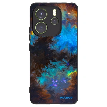 Picasee Xiaomi Redmi Note 14 4G Hülle - Schwarzes Silikon - Space