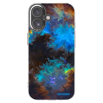 Picasee Apple iPhone 17 Hülle - Transparentes Silikon - Space