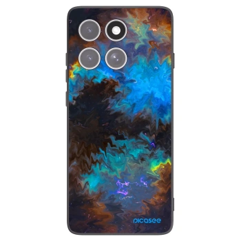 Picasee Motorola Edge 60 Fusion Hülle - Schwarzes Silikon - Space