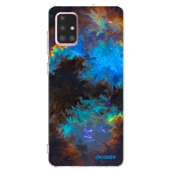 Picasee Samsung Galaxy A71 A715F Hülle - Transparentes Silikon - Space